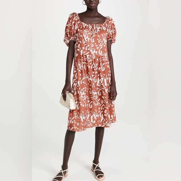 DIARRABLU Nura Batik Rose Dress NEW​​ - Picture 1 of 7